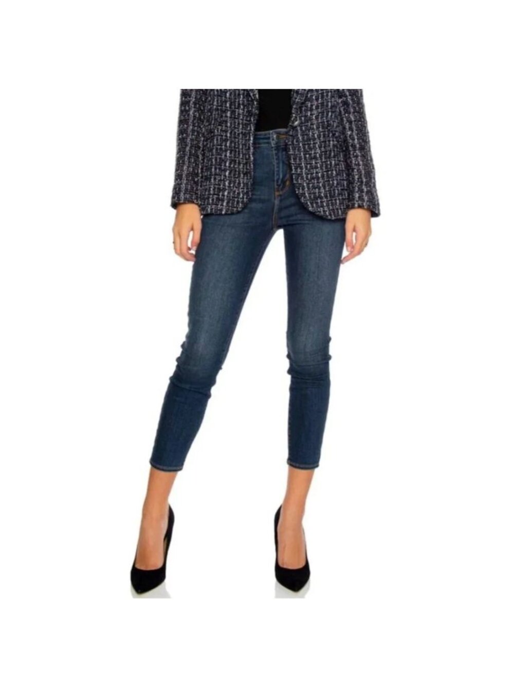 L'Agence Margot Skinny High Rise Fleetwood Stretch Jeans 26